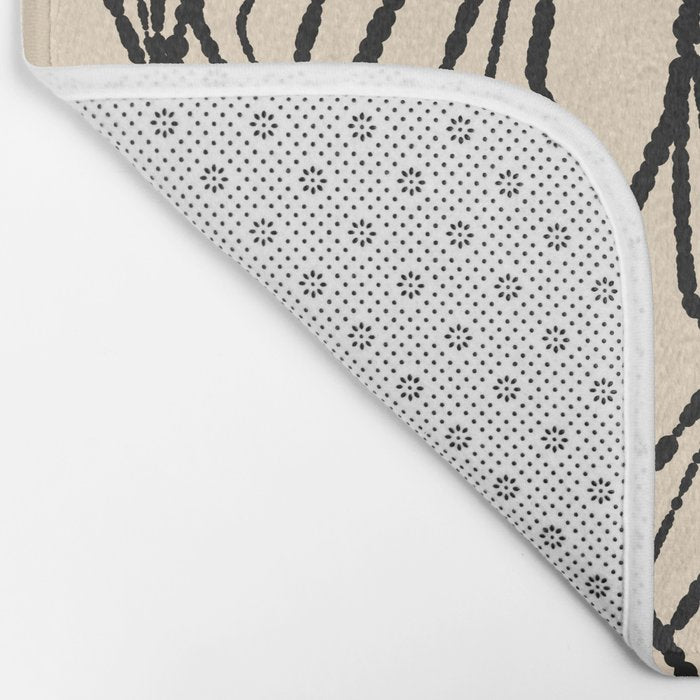 Linear Tulips Bath Mat Gallery Image 2