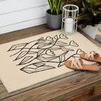 Linear Tulips Outdoor Rug Gallery Image 2