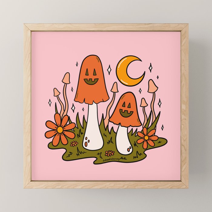 Magical Mushroom Mini Art Print Gallery Image 1
