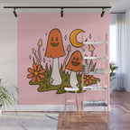 Magical Mushroom Wall Mural Gallery Image 1