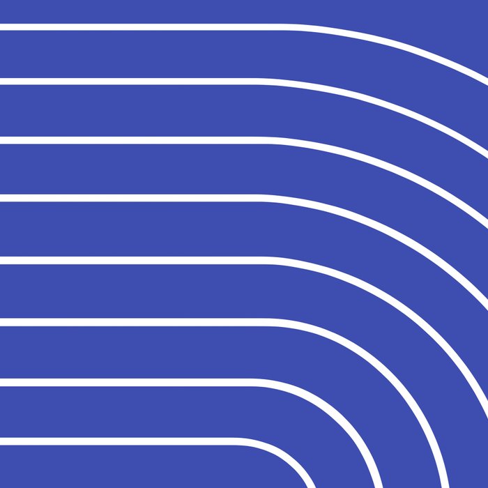 Minimal Arch XXI Bright Blue Modern Geometric Lines Coffee Mug Gallery Image 2