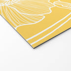 Sunshine Yellow Poppies Welcome Mat Gallery Image 2