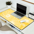 Sunshine Yellow Poppies Desk Mat Gallery Image 2