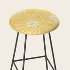Sunshine Yellow Poppies Stool Gallery Image 2