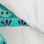 Vintage Rotary Phone - Turquoise Palette Comforter Gallery Image 4