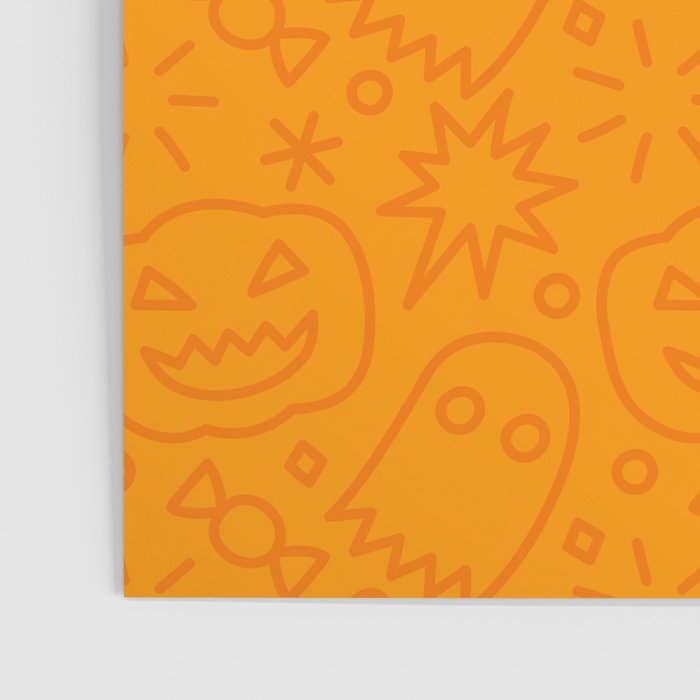 Fun halloween cartoon doodle art pattern Poster Gallery Image 3