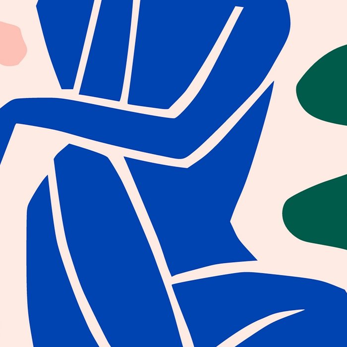 Henri Matisse Art Print 'Blue Nude' - Abstract Female Figure Cut Outs Artwork Coffee Mug Gallery Image 2