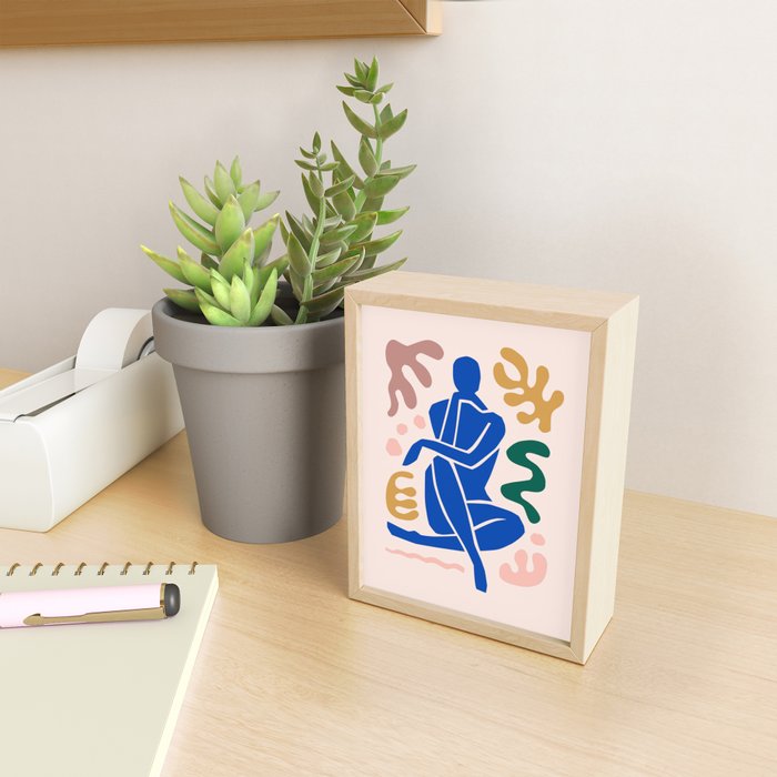 Henri Matisse Art Print 'Blue Nude' - Abstract Female Figure Cut Outs Artwork Mini Art Print Gallery Image 2