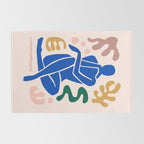 Henri Matisse Art Print 'Blue Nude' - Abstract Female Figure Cut Outs Artwork Rug Gallery Image 2