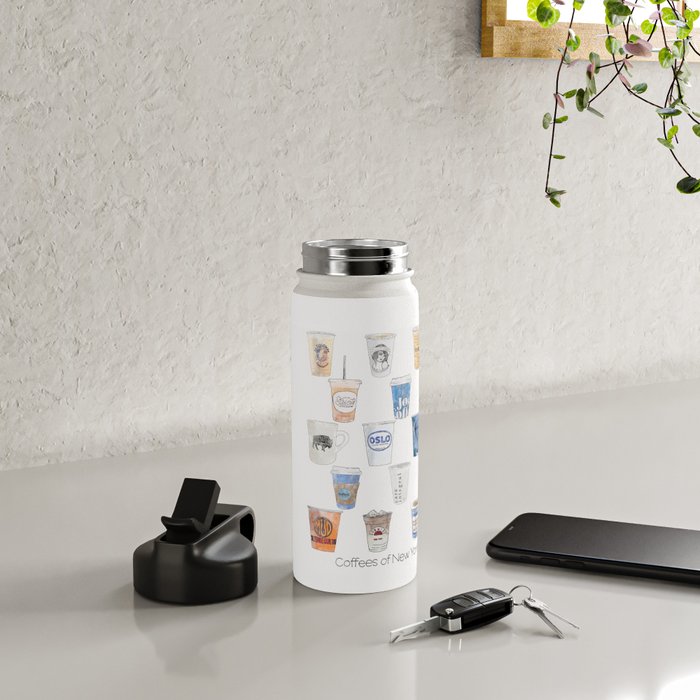 Coffees of New York Water Bottle Gallery Image 4