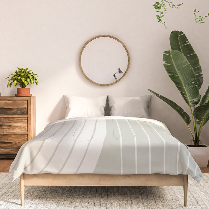 Two Tone Line Curvature LXIII Comforter Gallery Image 3