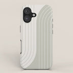 Two Tone Line Curvature LXIII iPhone Case Gallery Image 1