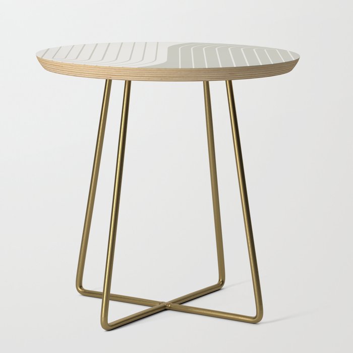 Two Tone Line Curvature LXIII Side Table Gallery Image 1