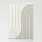 Two Tone Line Curvature LXIII Stationery Card Gallery Image 2
