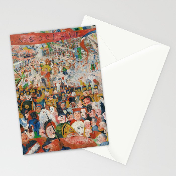Christ's Entry into Brussels by James Ensor, 1889 Stationery Card Gallery Image 2