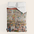 Christ's Entry into Brussels by James Ensor, 1889 Comforter Gallery Image 6