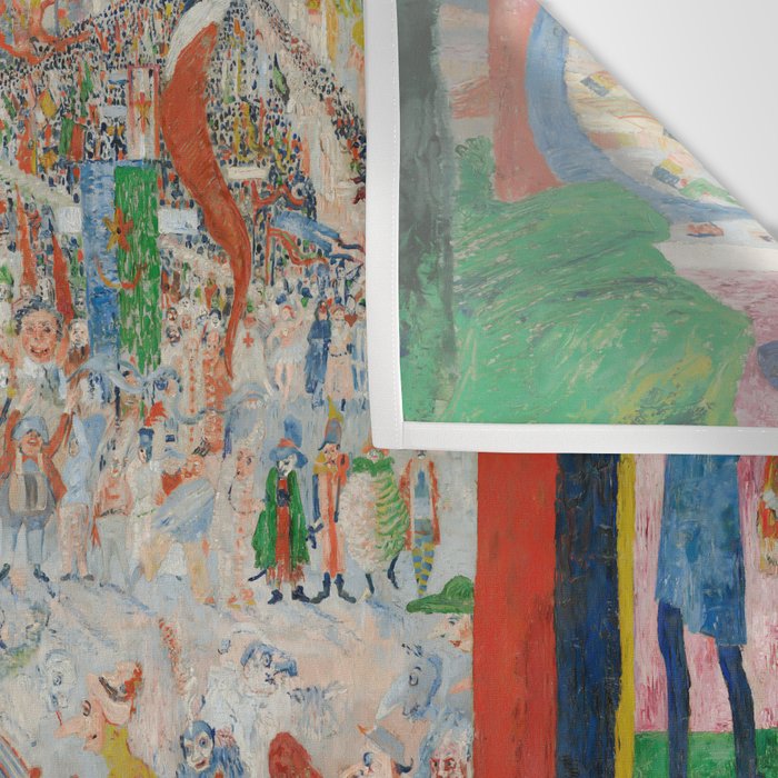Christ's Entry into Brussels by James Ensor, 1889 Wall Tapestry Gallery Image 3