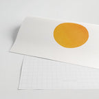 Mountain Range Silhouette - Blue & Yellow Wrapping Paper Gallery Image 2