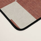 Dark Terracotta Geometric Modern Minimalist Artwork Desk Mat Gallery Image 4