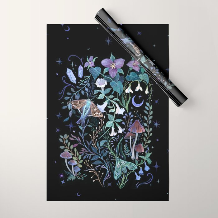 Night Garden Wrapping Paper Gallery Image 1
