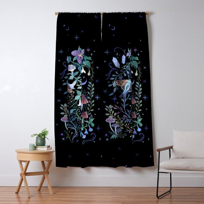 Night Garden Window Curtain Gallery Image 1