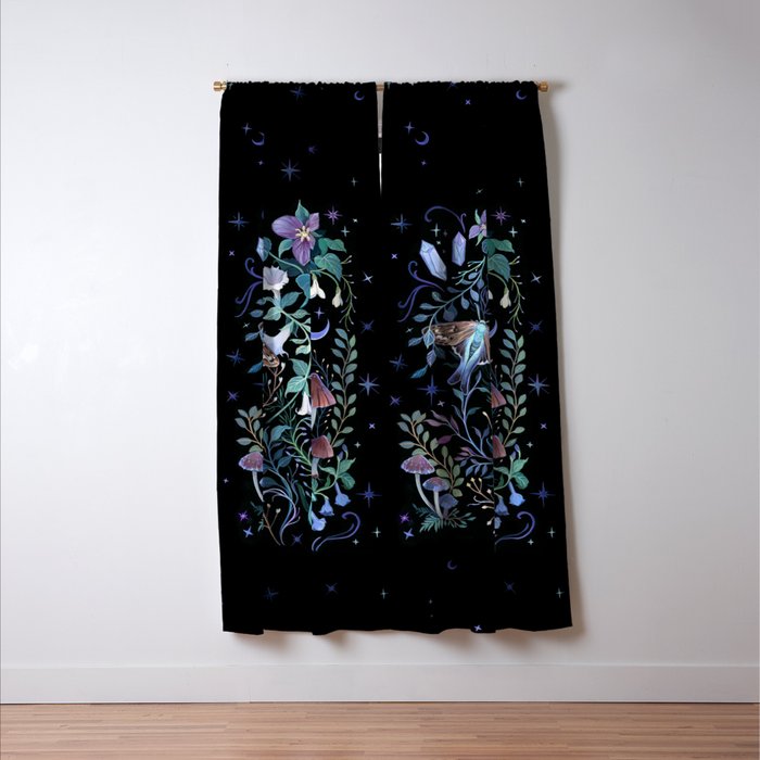 Night Garden Window Curtain Gallery Image 3