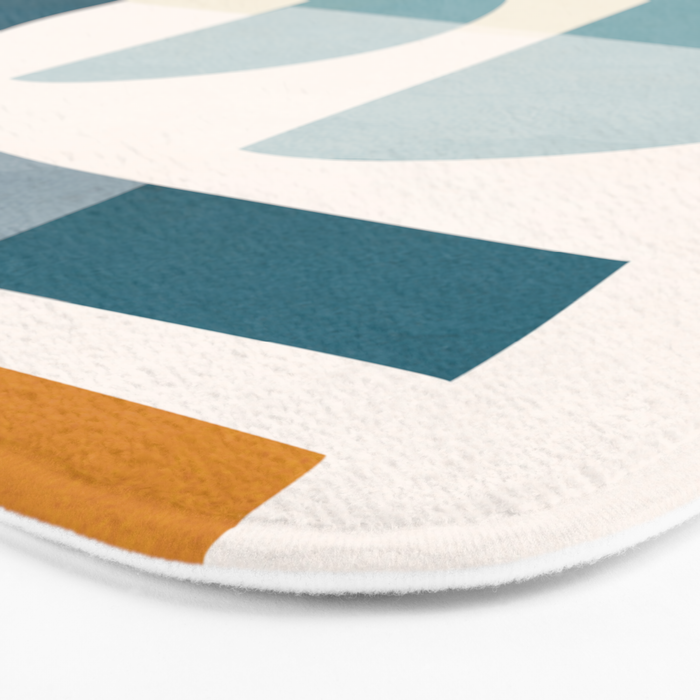 Playful Geometry 02 Bath Mat Gallery Image 3