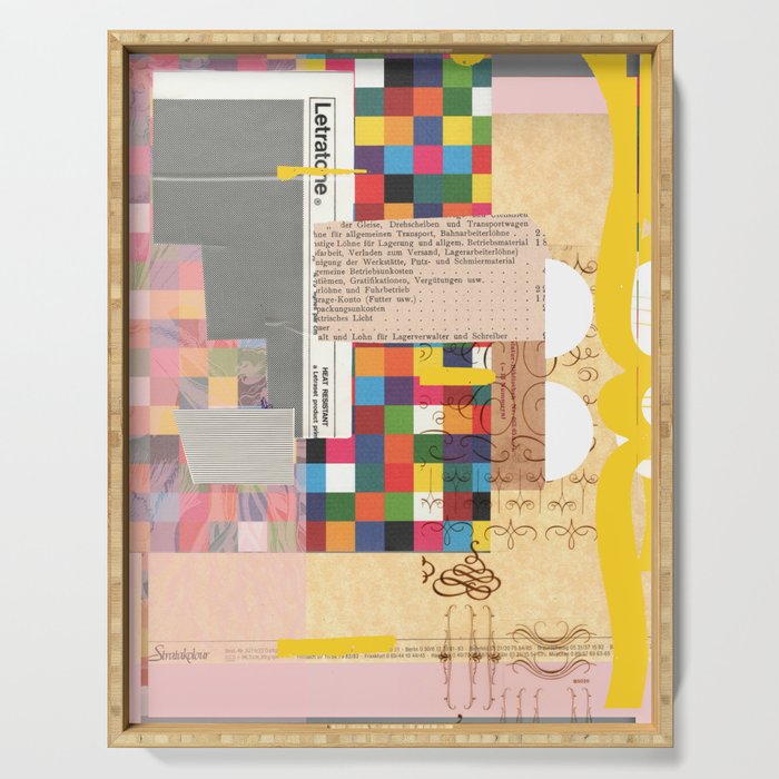 daydream spring color Serving Tray Gallery Image 1