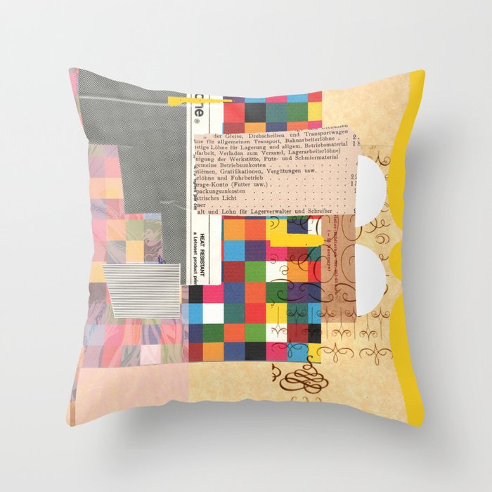 daydream spring color Throw Pillow Gallery Image 6