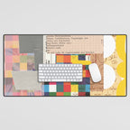 daydream spring color Desk Mat Gallery Image 1