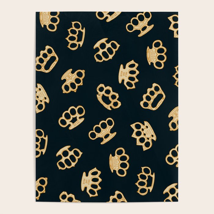 Brass Knuckles With Good Thoughts Poster Gallery Image 1