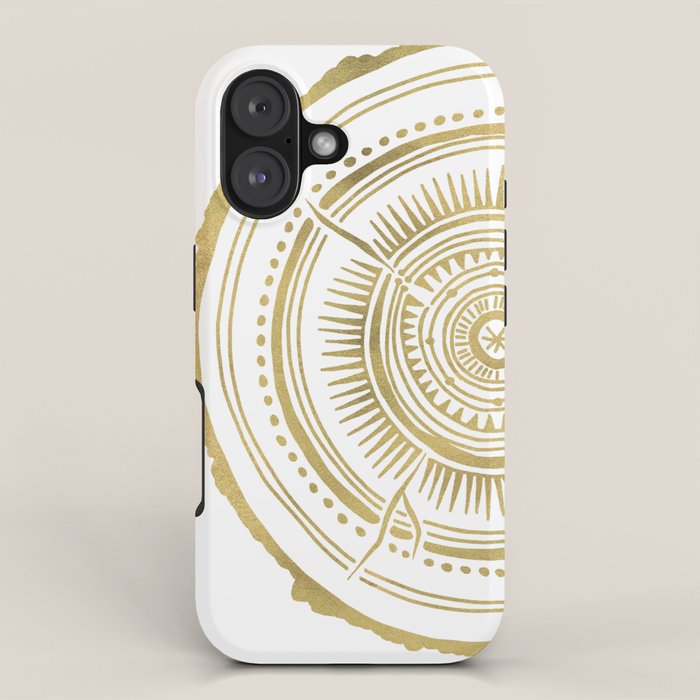 Quaking Aspen - Gold Tree Rings iPhone Case Gallery Image 1