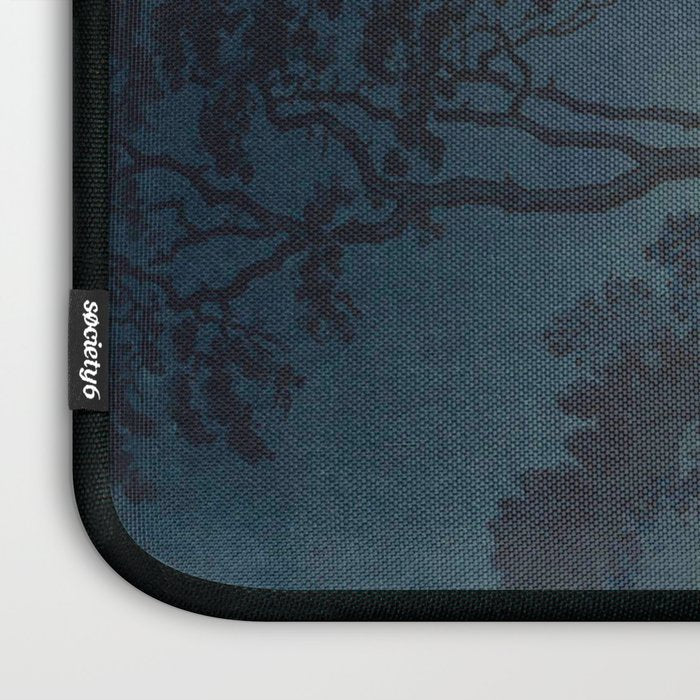 Tsuchiya Koitsu Vintage Japanese Woodblock Print Spring Blossom At Night t Laptop Sleeve Gallery Image 3