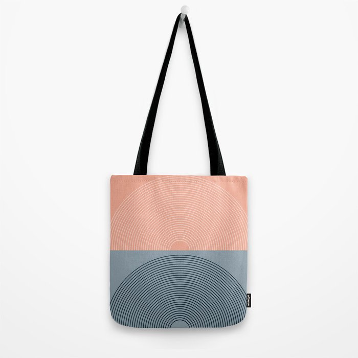 Minimal Rainbow Color Block VII Tote Bag Gallery Image 2