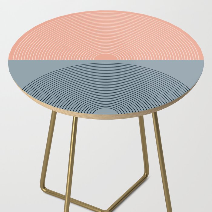 Minimal Rainbow Color Block VII Side Table Gallery Image 2