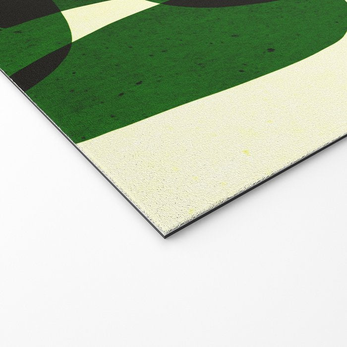 Abstract botanical-green shape  Welcome Mat Gallery Image 2