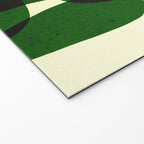 Abstract botanical-green shape  Welcome Mat Gallery Image 2
