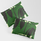 Abstract botanical-green shape  Pillow Sham Gallery Image 3