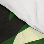 Abstract botanical-green shape  Comforter Gallery Image 4