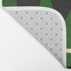 Abstract botanical-green shape  Bath Mat Gallery Image 2