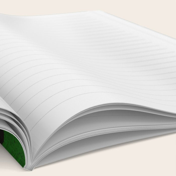 Abstract botanical-green shape  Notebook Gallery Image 2