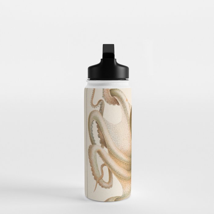Octopus from "Mollusques Méditeranéens" by Jean Baptiste Vérany, 1851 Water Bottle Gallery Image 3