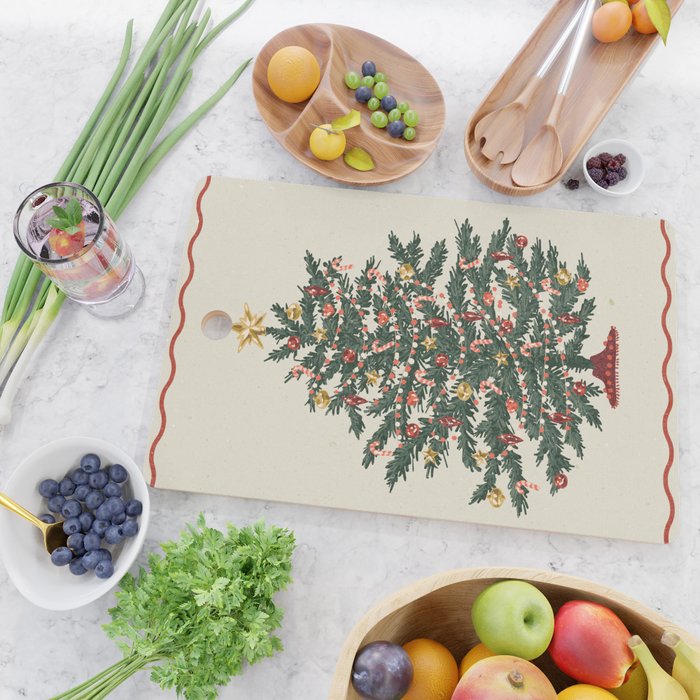 Christmas tree Cutting Board Gallery Image 2