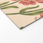 Wild Flowers ~ vol4. ~ light  vintage inspired botanical Welcome Mat Gallery Image 2