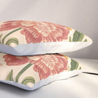 Wild Flowers ~ vol4. ~ light  vintage inspired botanical Pillow Sham Gallery Image 3