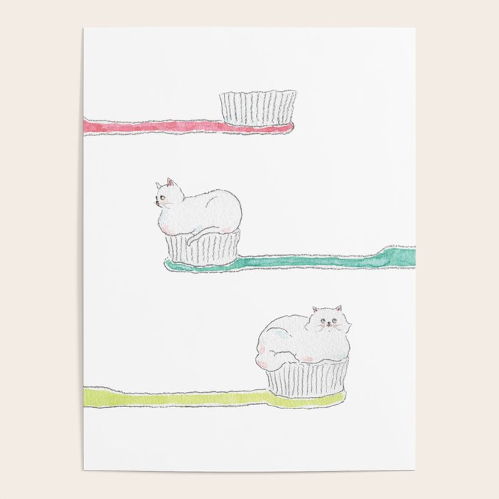 Toothpaste Kittens Poster Gallery Image 1
