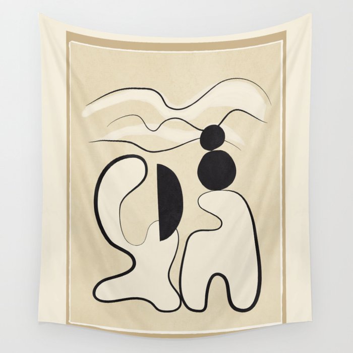 Minimal Abstraction 8 Wall Tapestry Gallery Image 4