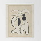 Minimal Abstraction 8 Throw Blanket Gallery Image 2