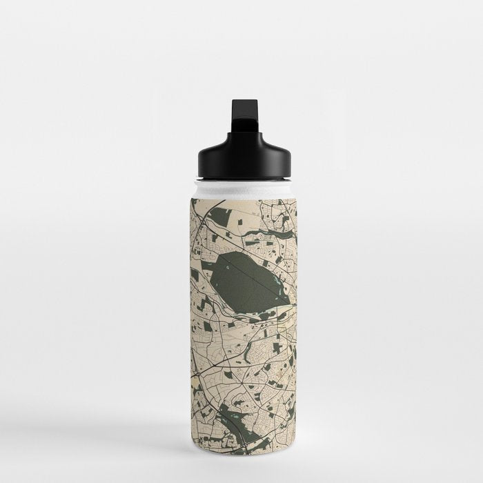 Dublin City Map of Ireland - Vintage Water Bottle Gallery Image 3