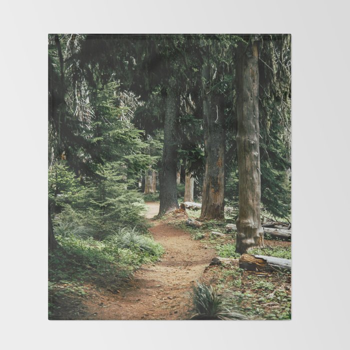 Forest Trail Throw Blanket Gallery Image 2